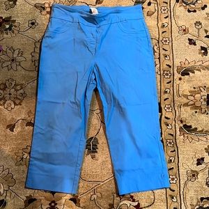 Ruby Rd. Size 12 blue capris